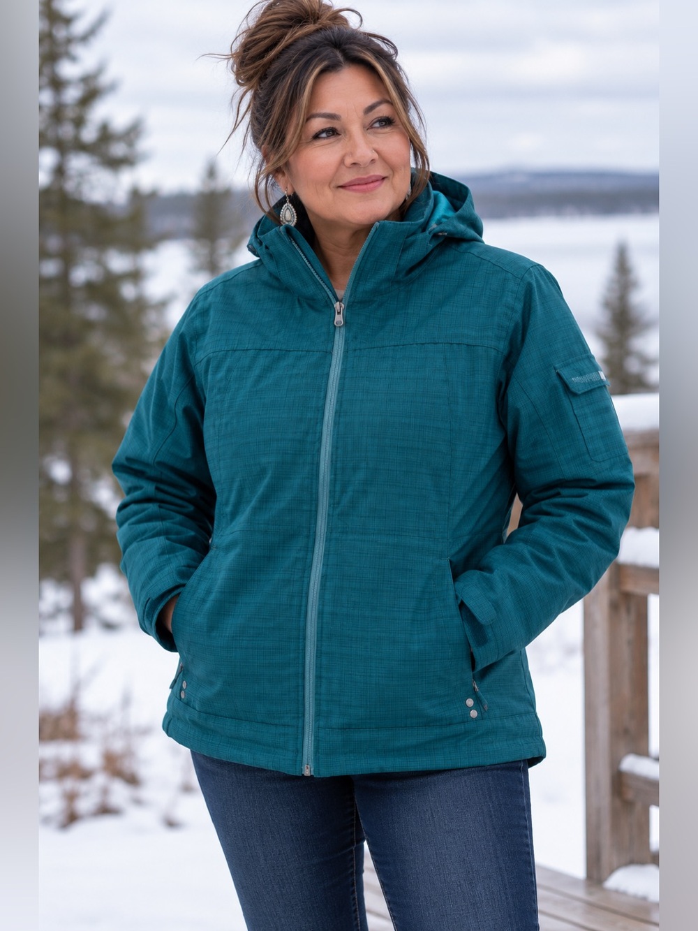 Windriver 2-1 Winter Jacket in Teal